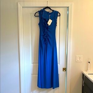 Ulla Johnson ruffle Blue Dress